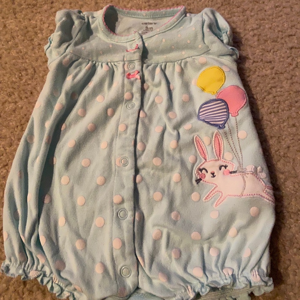 Bunny pajama onesie